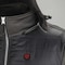 Pioneer Heated Fleece Hoodie Jacket w/ Detachable Hood, Charcoal, S V3210440U-S - alternate 2